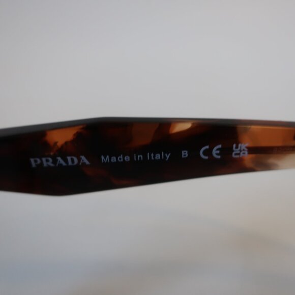 NIB Womens Prada 07R101 Brown Caramel Tortoise Frames - Picture 7 of 8